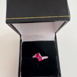 Bomb Party July25 Kids Ring RG12792K Ruby Rhodium Plating